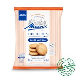 Galletita deliciosa vainilla Mauri 140 Gr