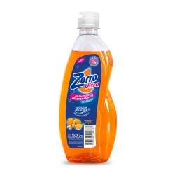 Detergente líquido ultra naranja/jengibre Zorro 500 Ml