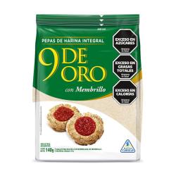 Galletita pepas integrales 9 De Oro 140 Gr