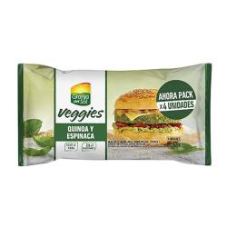 Medallón quinoa y espinaca Granja Del Sol 420 Gr