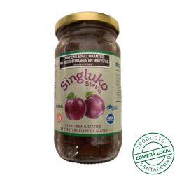 Mermelada diet ciruela con stevia - frasco Singluko 360 Gr