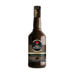 Licor chocolate amargo Tres Plumas 700 Ml