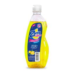 Detergente líquido ultra limón Zorro 500 Ml