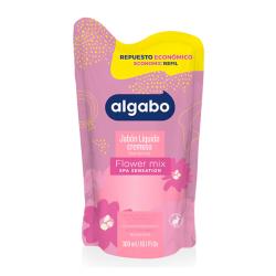 Jabón líquido flower mix - repuesto Algabo 300 Ml