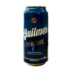 Cerveza rubia 0% - lata Quilmes 473 Cm3