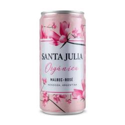 Vino malbec rosé orgánico - lata Santa Julia 269 Ml