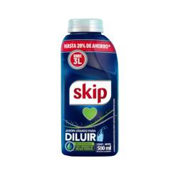 Jabón líquido lavarropas automático para diluir Skip 500 Ml