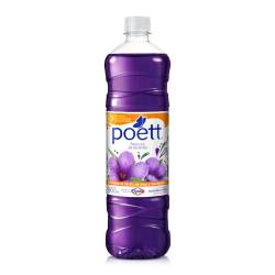 Limpiador líquido desinfectante lavanda - botella Poett 900 Ml