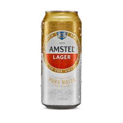 Cerveza lager - lata Amstel 473 Cm3