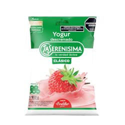 Yogur bebible descremado frutilla - sachet La Serenisima 900 Gr