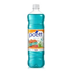 Limpiador líquido desinfectante alegra tu día - botella Poett 900 Ml