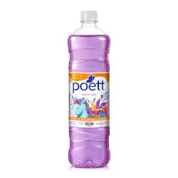 Limpiador líquido desinfectante espíritu play - botella Poett 900 Ml