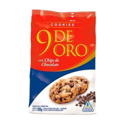 Galletita con chips chocolate 9 De Oro 120 Gr