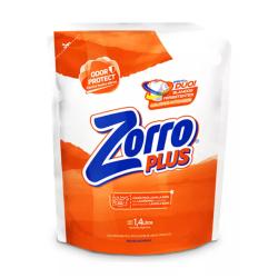 Jabón líquido lavarropas automático clásico - doy pack Zorro 1.4 Lt
