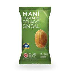 Maní tostado pelado sin sal J L 85 Gr