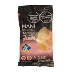 Maní crocante sabor jamón J L 65 Gr