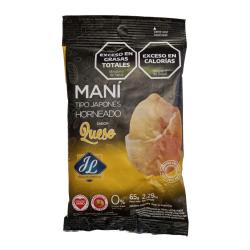 Maní crocante sabor queso J L 65 Gr