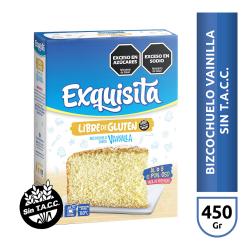 Bizcochuelo vainilla sin tacc Exquisita 450 Gr