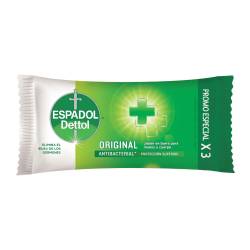 Jabòn antibacterial original 3x80gr Espadol Dettol 240 Gr