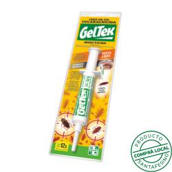 Insecticida cucarachas gel - jeringa Geltek 12 Gr