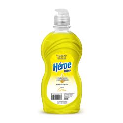 Detergente líquido ultra limón Héroe 300 Ml