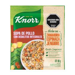 Sopa casera pollo con dedalitos integrales Knorr 80 Gr