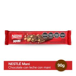 Chocolate con maní Nestlé 90 Gr