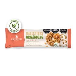 Galletita orgánica avena y miel Cachafaz 170 Gr