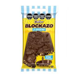 Chocolate leche con maní Block 1 Kg