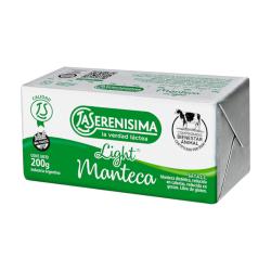 Manteca pan light - paquete La Serenisima 200 Gr