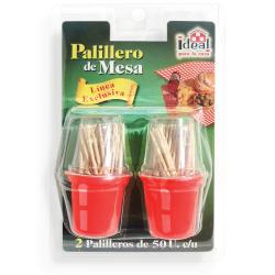 Palillero agrupada x 2u - blister Ideal 2 U