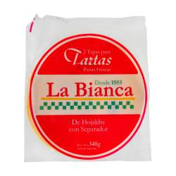Tapas tartas hojaldradas La Bianca 340 Gr