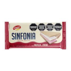 Obleas rellena frutilla con crema Sinfonia 100 Gr