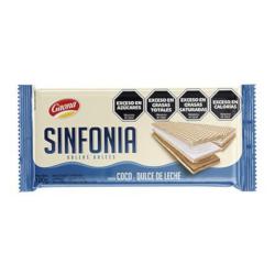 Obleas rellena coco y dulce de leche Sinfonia 100 Gr