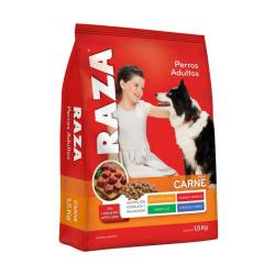 Alimento para perros adultos carne Raza 1.5 Kg