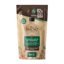 Shampoo herbolaria milenaria - doypack Tío Nacho 400 Ml