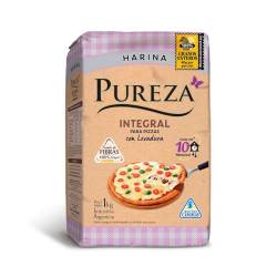 Harina para pizza integral con levadura Pureza 1 Kg