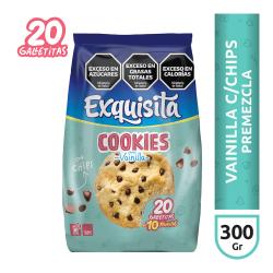 Premezcla cookies vainilla con chips Exquisita 300 Gr