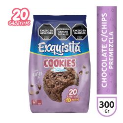 Premezcla cookies chocolate con chips Exquisita 300 Gr
