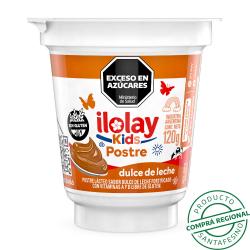 Postre dulce de leche - pote Ilolay Kids 120 Gr
