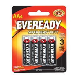 Pilas chicas doble aa Eveready 4 U
