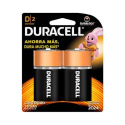 Pilas grandes d Duracell 2 U