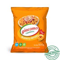 Capelettini jamón y queso Giacomo 500 Gr