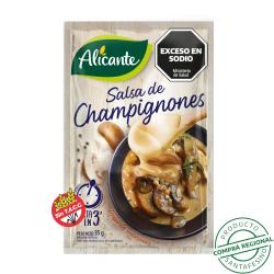 Salsa champignones - sobre Alicante 35 Gr