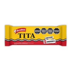 Obleas con chocolate agrupada Tita 5 U