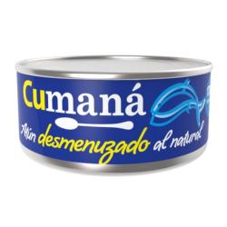 Atún desmenuzado al natural Cumaná 170 Gr