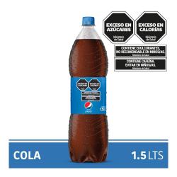 Gaseosa cola descartable - botella Pepsi 1.5 Lt