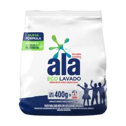 Jabón en polvo lavado a mano- bolsa Ala 400 Gr