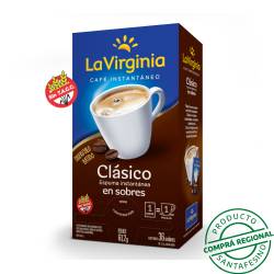Café instantáneo torrado - sobre La Virginia 36 U