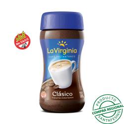 Café instantáneo torrado - frasco La Virginia 100 Gr